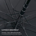 Reinforced Frame Golf Umbrella Windproof