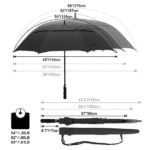 Golf Umbrella Windproof Size