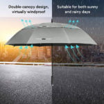 ir Vented Windproof Golf Umbrella