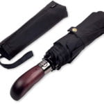 Automatic Compact Wooden Handle Umbrella