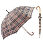 Straight Wooden Handle Umbrella