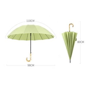 Bamboo Umbrella Handle Size
