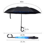 Full Color Print Umbrella Size