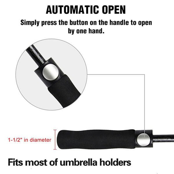 Automatic Open Branded Budget Umbrella