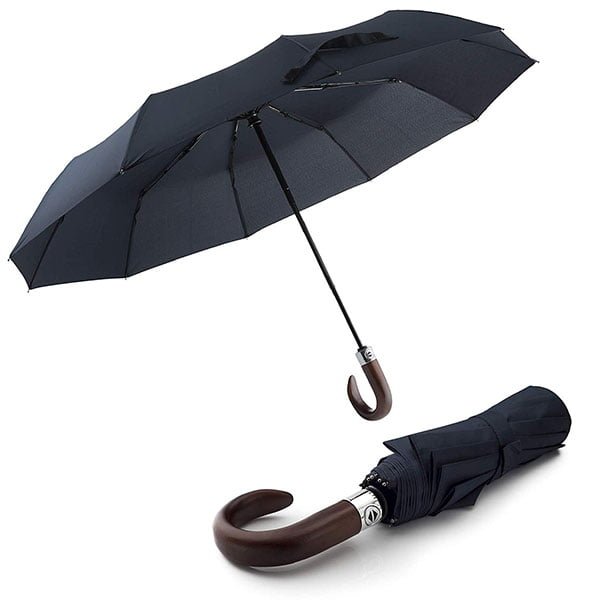 Male Use Straight Umbrella with Hook Handle - China Umbrella and Rain  Umbrella price