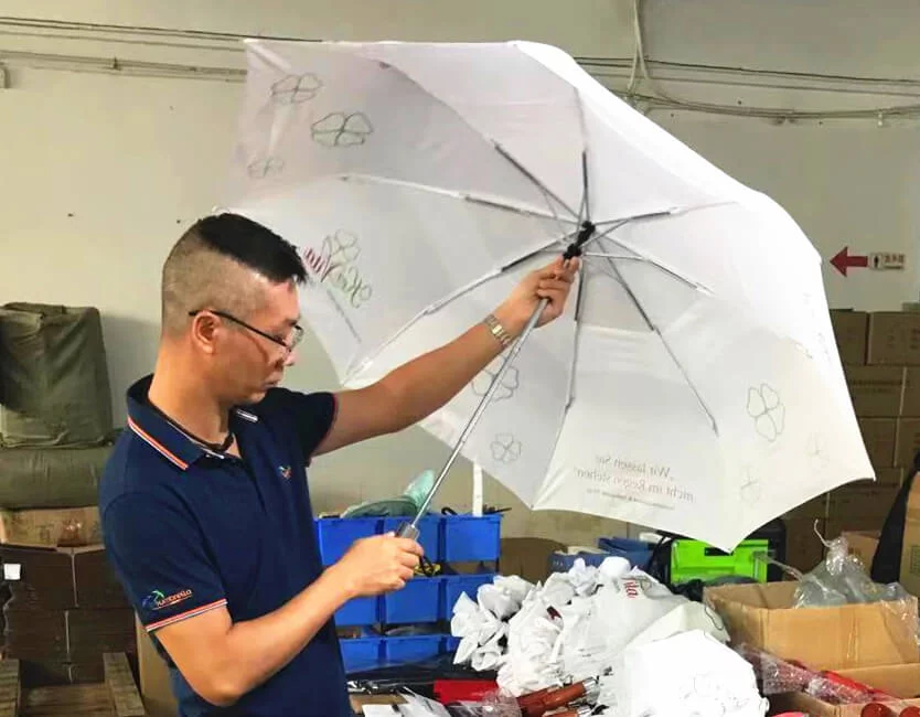 HFBrolly umbrella quality inspection process