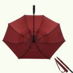 Golf Umbrella Double Canopy Hotel Logo Print
