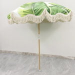 cutom made flora beach umbrella