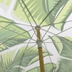 Rib glass fiber beach umbrella