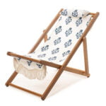 foldable wooden beach chair