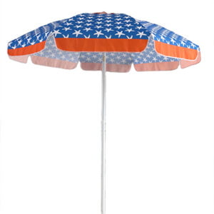 printed beach umbrella