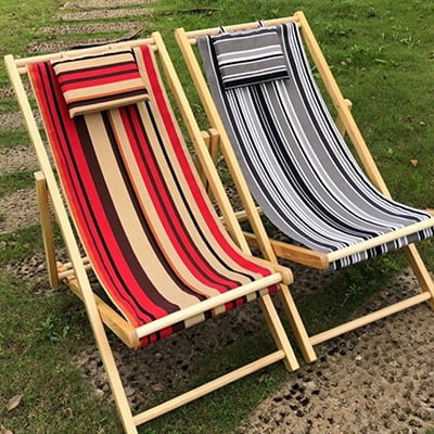 customize printed folded beach chairs