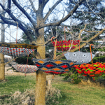 Africa printed umbrellas