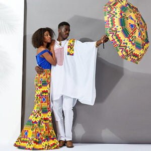 Africa printed umbrellas