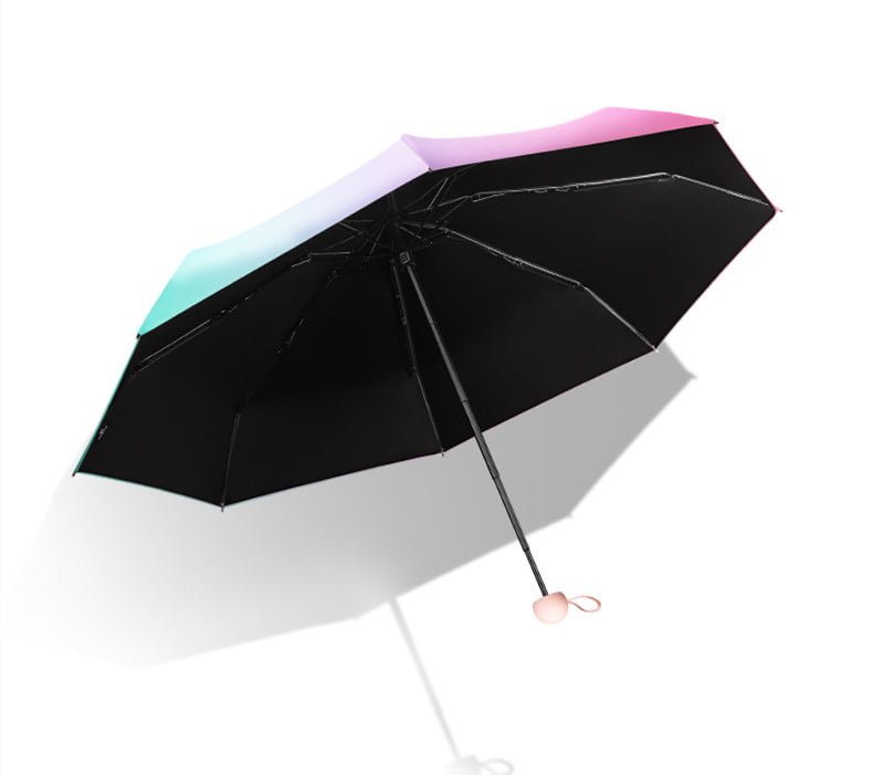 Compact capsule umbrella with UV protected