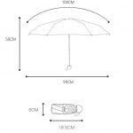 Compact capsule umbrella with UV protected