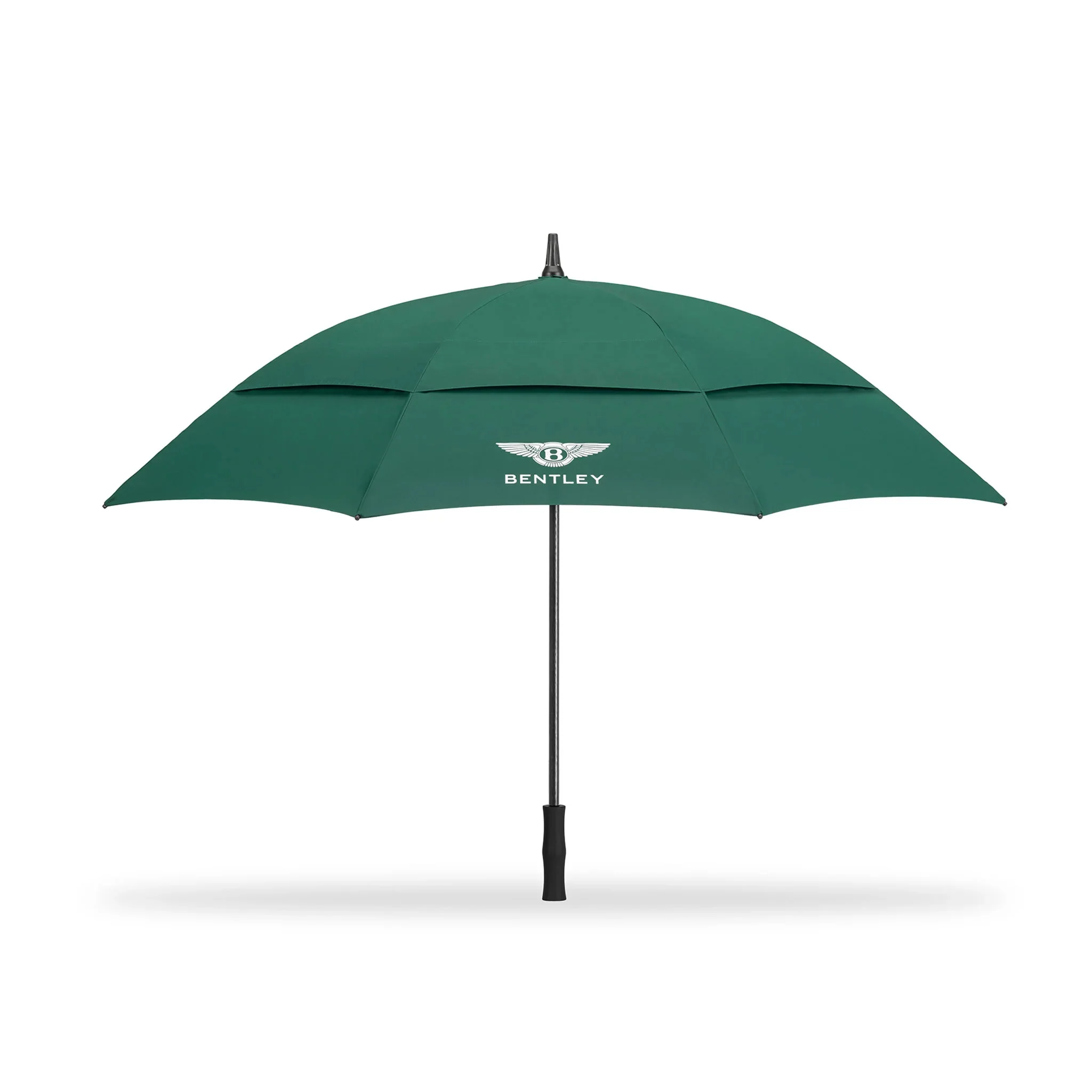 Custom logo vented golf umbrella for a branded programme