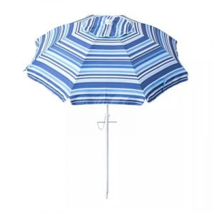 Beach umbrella with sand anchor