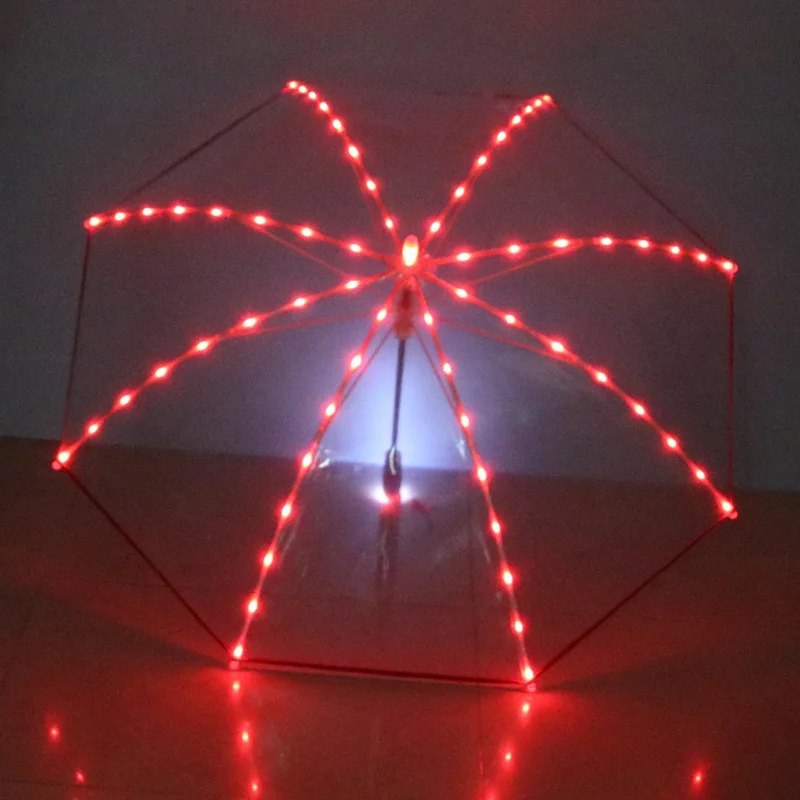 red led umbrella
