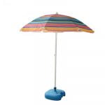 TNT fabric 180cm beach umbrella with tilt and PVC carry bag