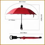 Seat stick umbrella