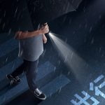 Black UV protect umbrella