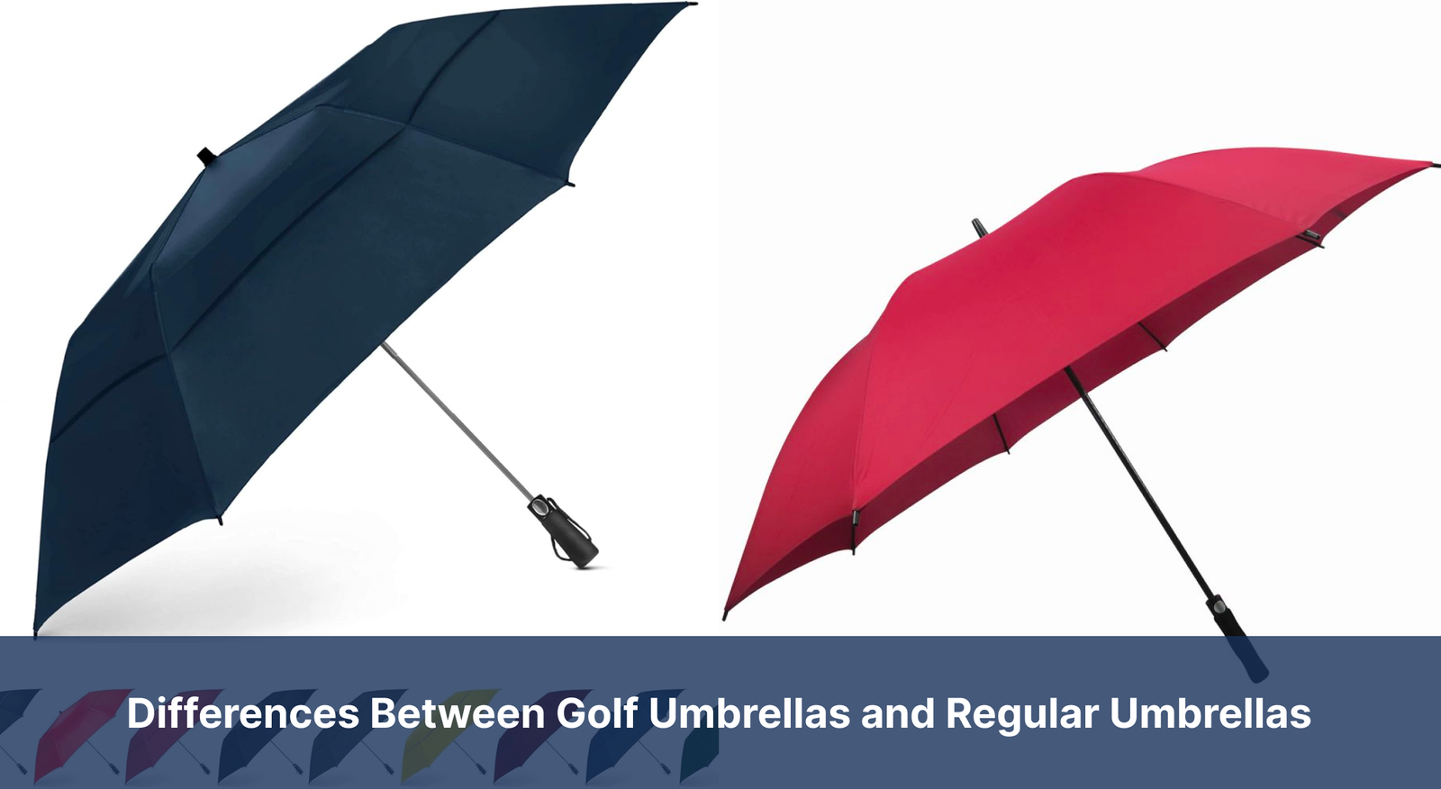 Differences Between Golf Umbrellas and Regular Umbrellas