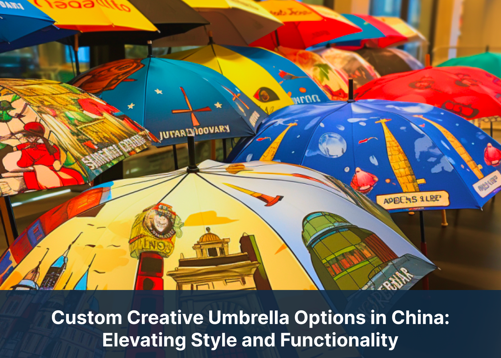 Custom Creative Umbrella Options in China: Elevating Style and Functionality