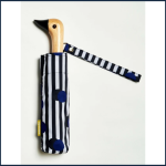 polkastripe-eco-friendly-compact-duck-umbrella-with-recycled-materials