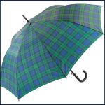 compact-and-stylish-all-weather-dark-green-check-umbrella