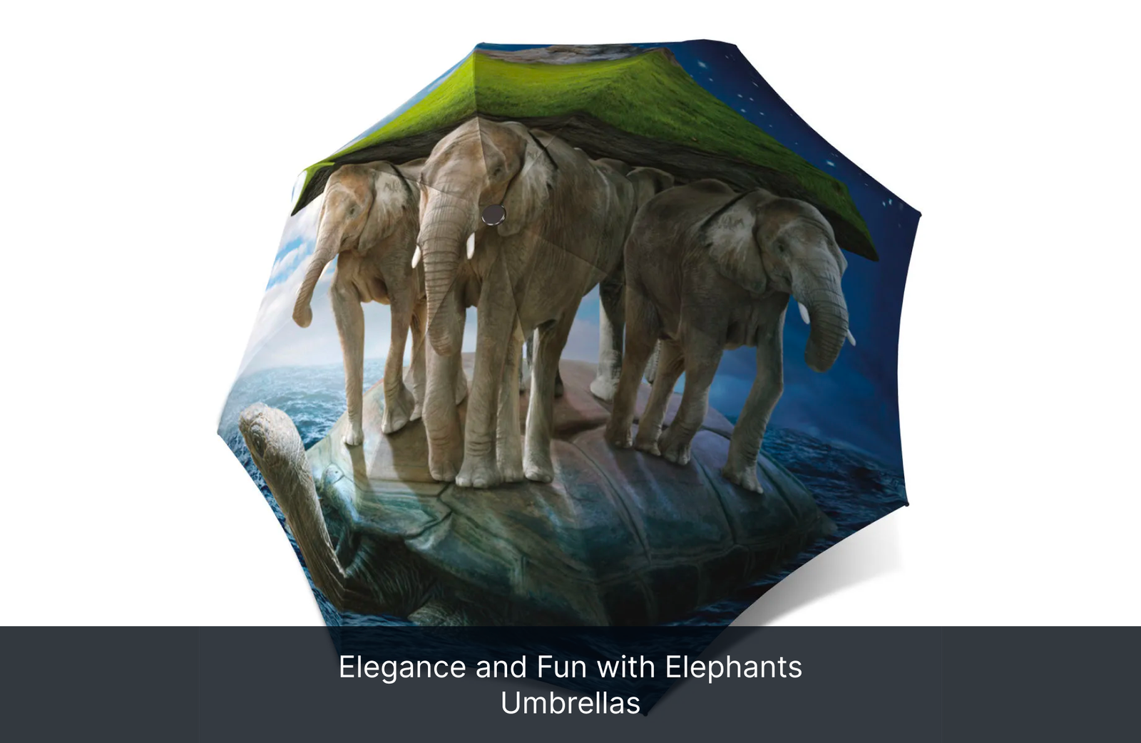 Elegance and Fun with Elephants Umbrellas