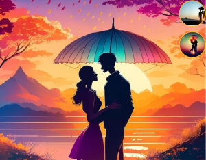 Why Choose the Love at Sunset Umbrella?