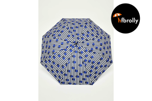 Why Choose HFBrolly PolkaStripe Recycled Material Umbrellas?