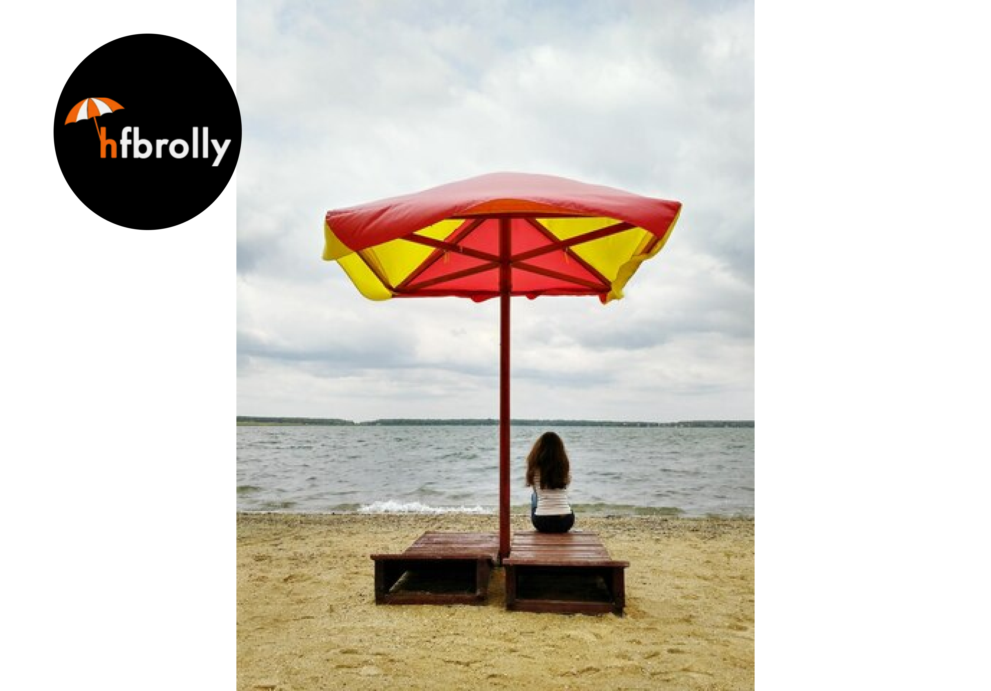 HFBrolly Red Wooden Umbrellas with Floral Patterns: A Blend of Style and Functionality