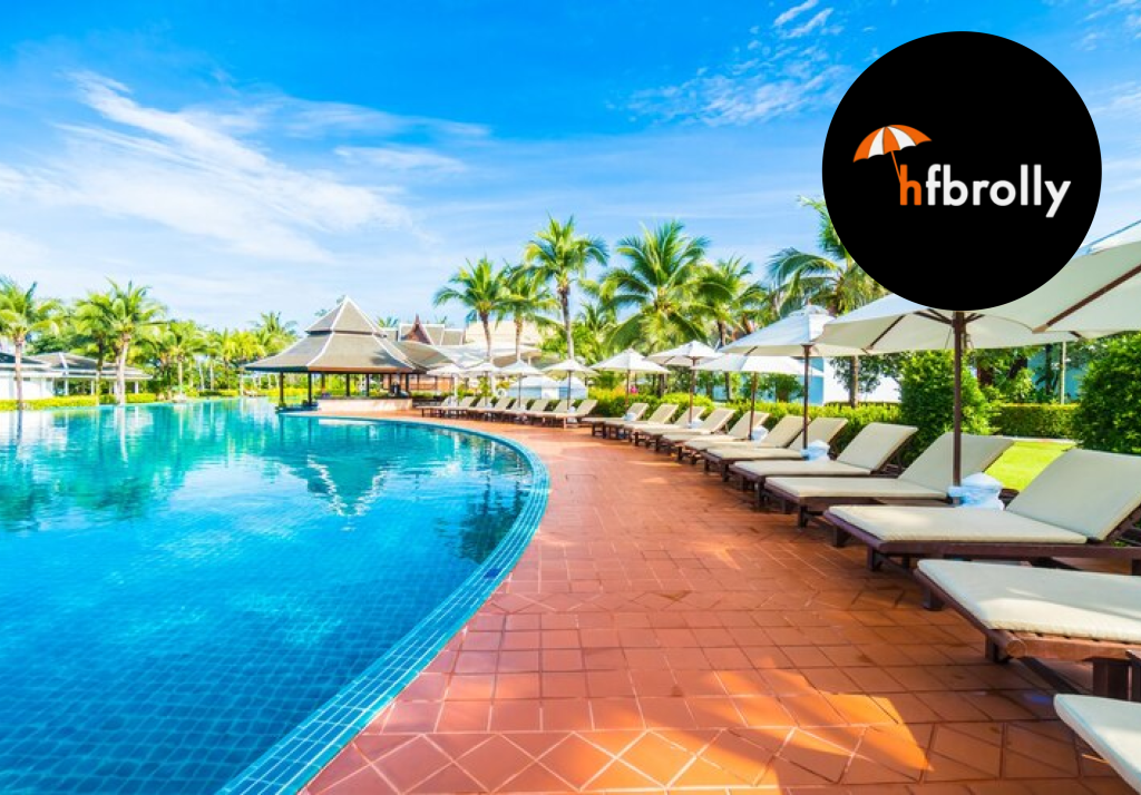 HFBrolly Promotional Hotel Umbrellas for Guests