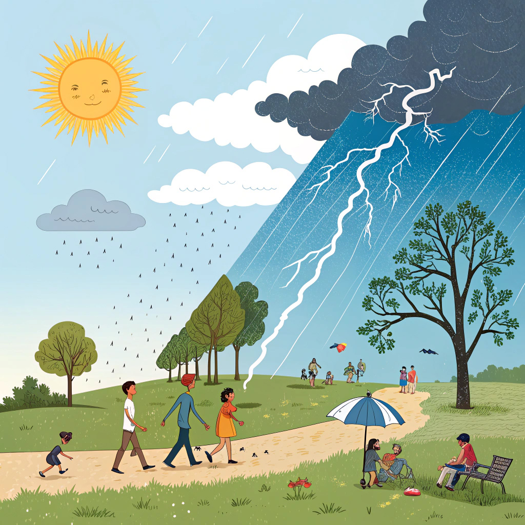 Summer Sun and Sudden Storms