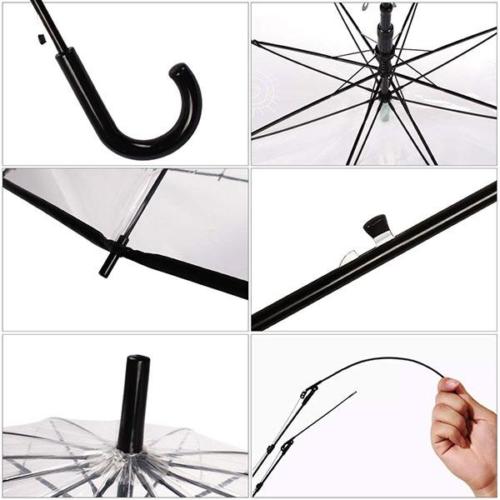 Custom Windproof Clear Umbrella