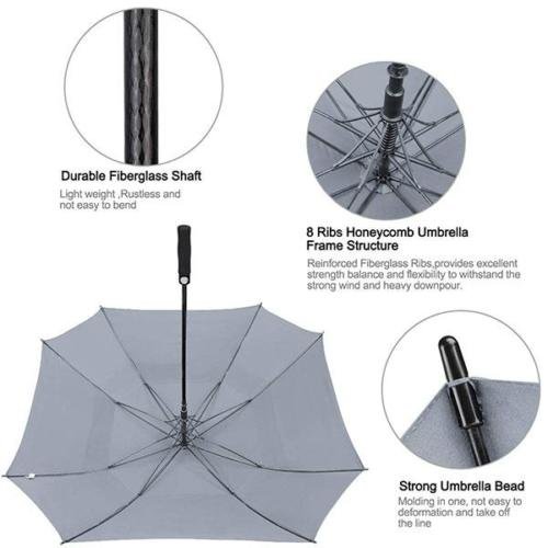 Reinforced Fiberglass Golf Umbrella Branded