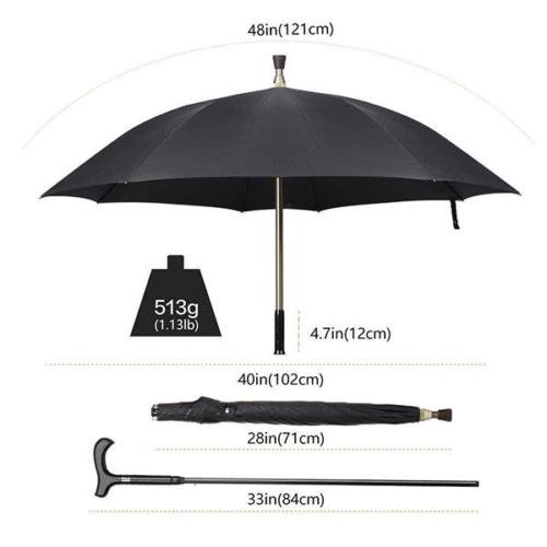 Customise Best Walking Stick Umbrella for Outdoor Gift